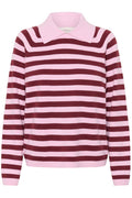 Madieiw Polo - Pink/Zinfandel Stripe