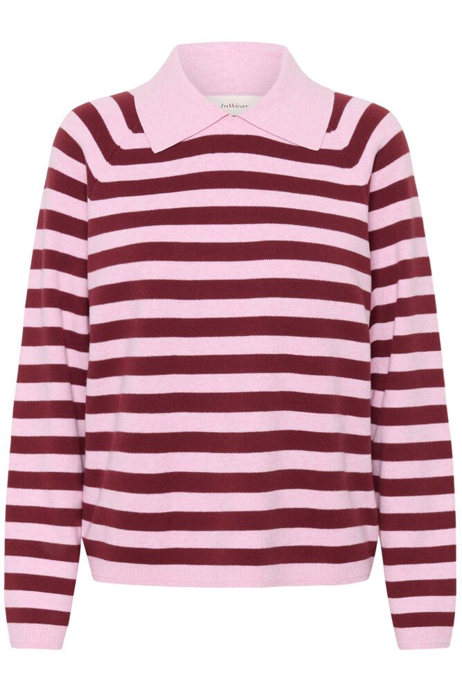 Madieiw Polo - Pink/Zinfandel Stripe