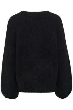 GZalpha Slit Pullover - Black