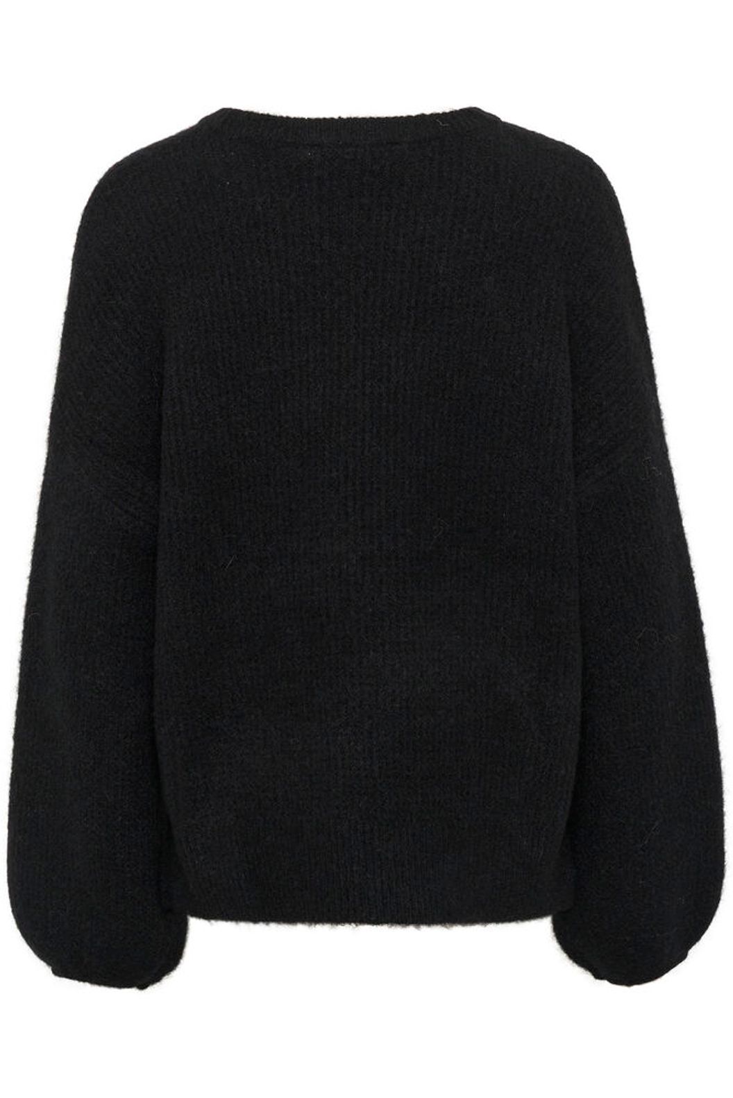 GZalpha Slit Pullover - Black
