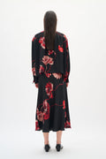 DawnIW Blouse - Black Poppy Rose