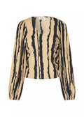 Modström Harland Print Top - Torn Lines