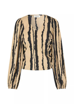 Harland Print Top - Torn Lines