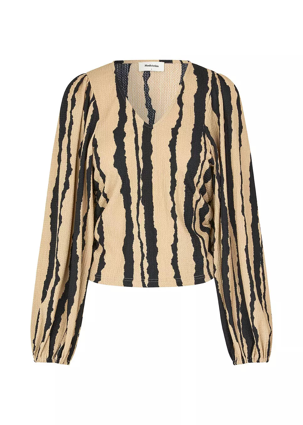 Modström Harland Print Top - Torn Lines