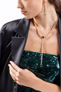 Baguette Drop Earrings - Clear