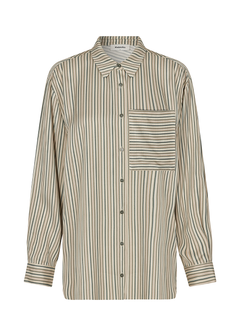 Hissa Print Shirt - Soft Stripe