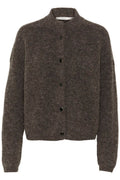 AlphaGZ Short Cardigan - Chestnut Melange