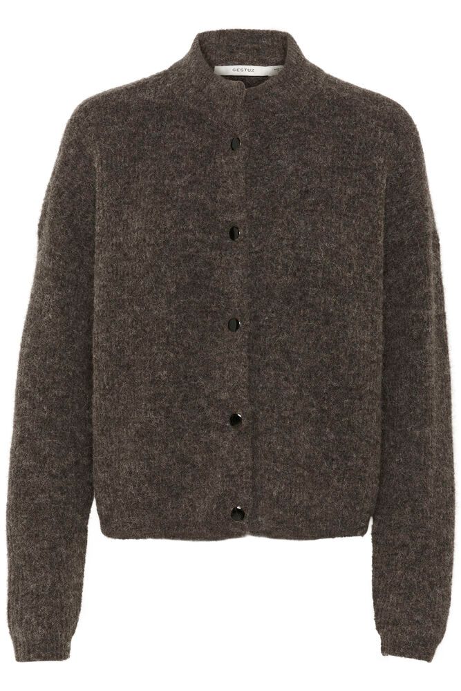 AlphaGZ Short Cardigan - Chestnut Melange