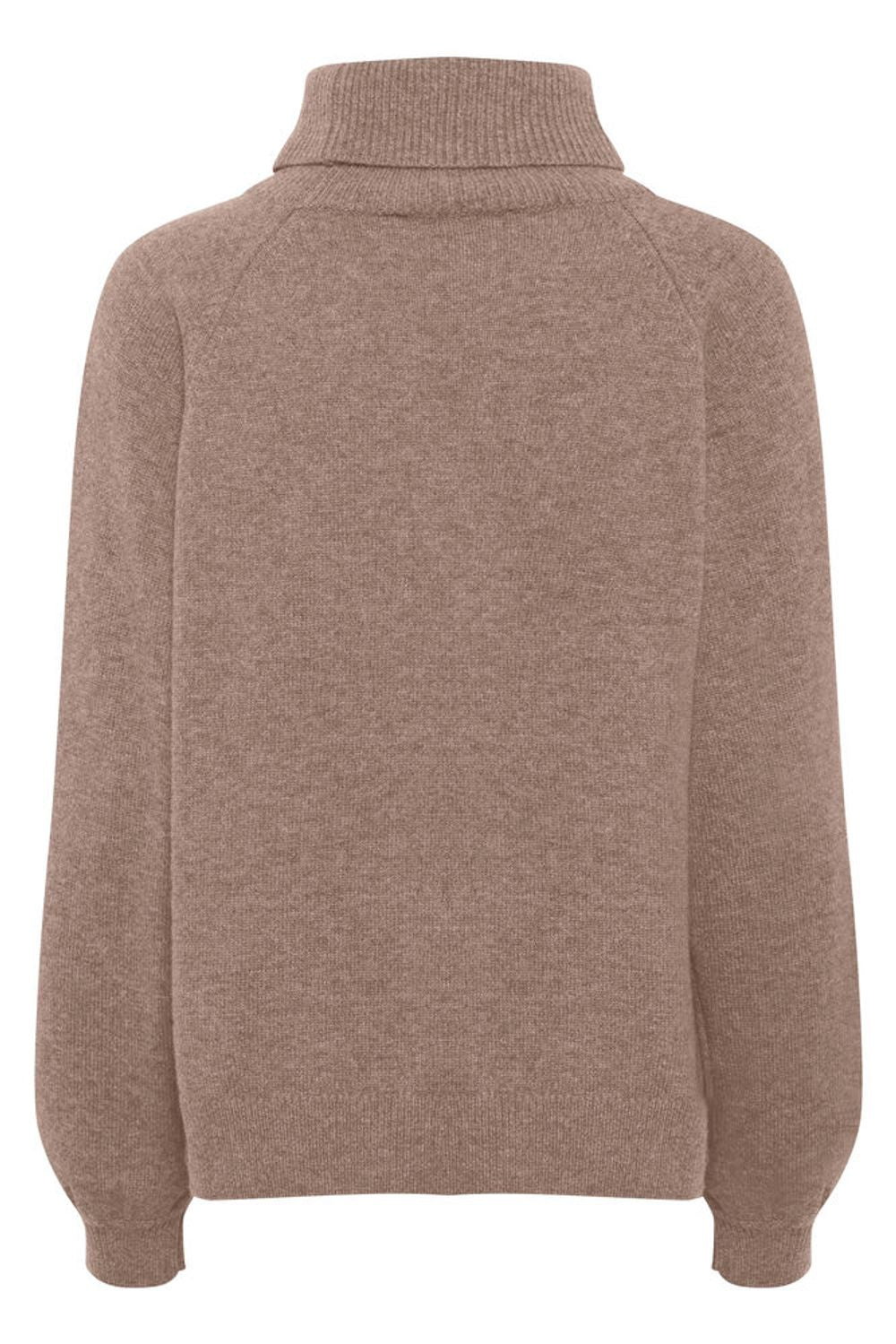 ManziGZ Wool Rollneck - Chestnut Melange