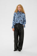 InWear GracieIW Printed Blus - Blue Painted Dot