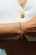 Classic Mexican Chain Bracelet - Clear