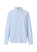 Mille Stripe Shirt - Ljusblå och marinblå