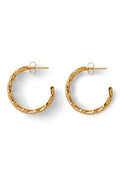 Mexican Chain Hoops - Clear
