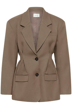 Gzpaula Waist Blazer - Dark Timberwolf Melange