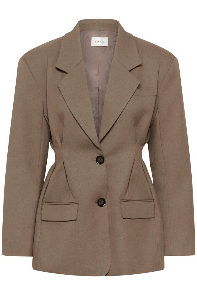 Gzpaula Waist Blazer - Dark Timberwolf Melange