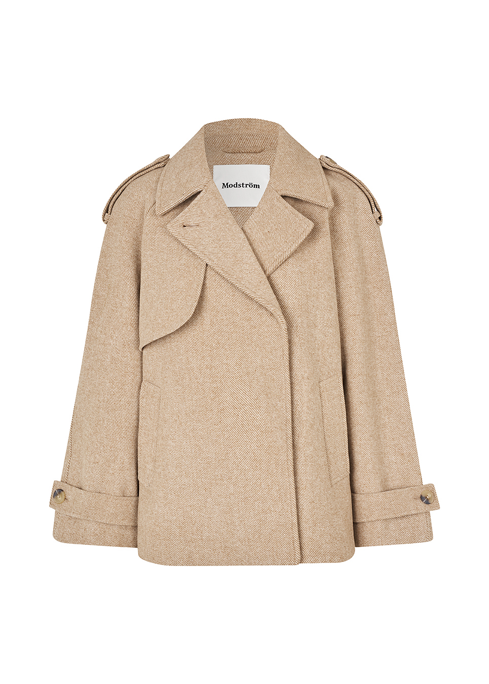 EsmundMD Twilljacka - Beige Twill Melange
