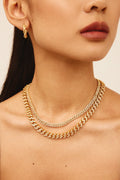 Micro Mexican Chain - Clear Gold