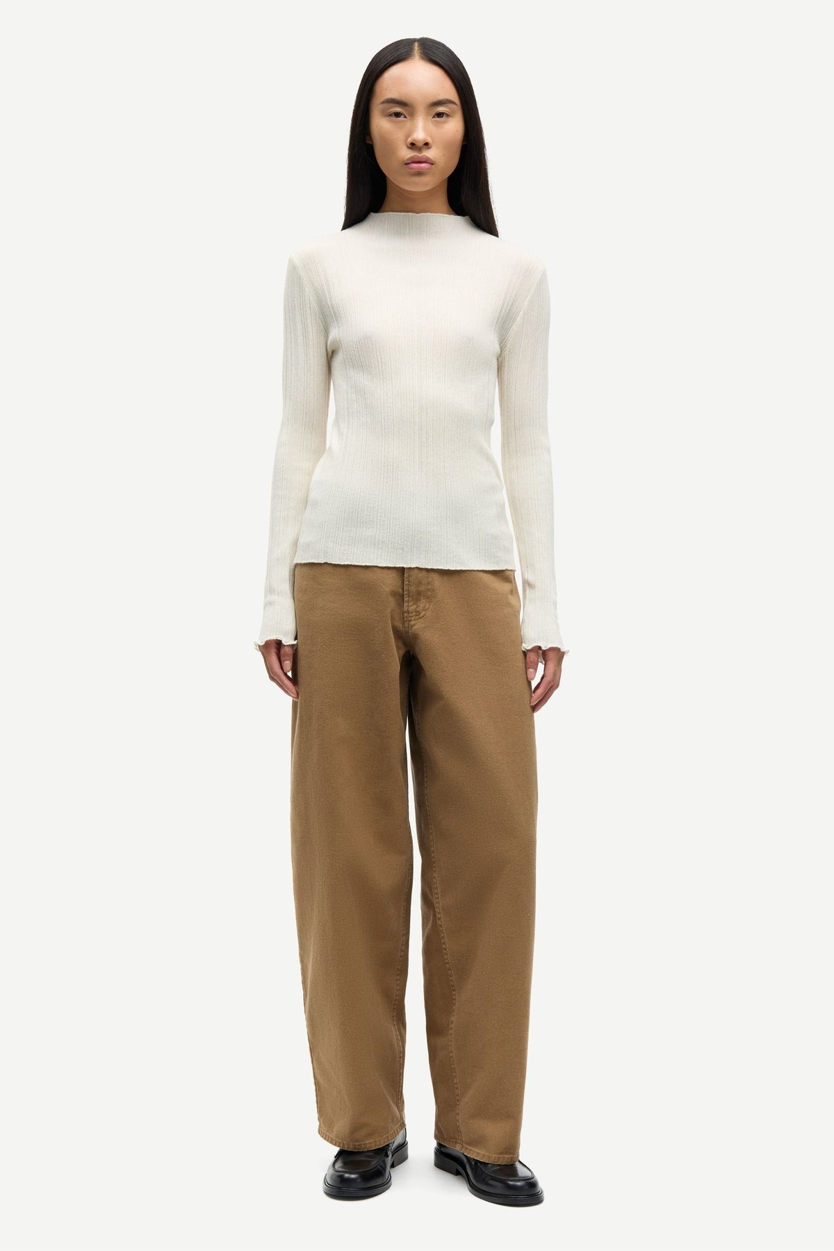 Sajose Turtleneck - Clear Cream