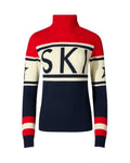 Schild Sweater - Röd & Marinblå