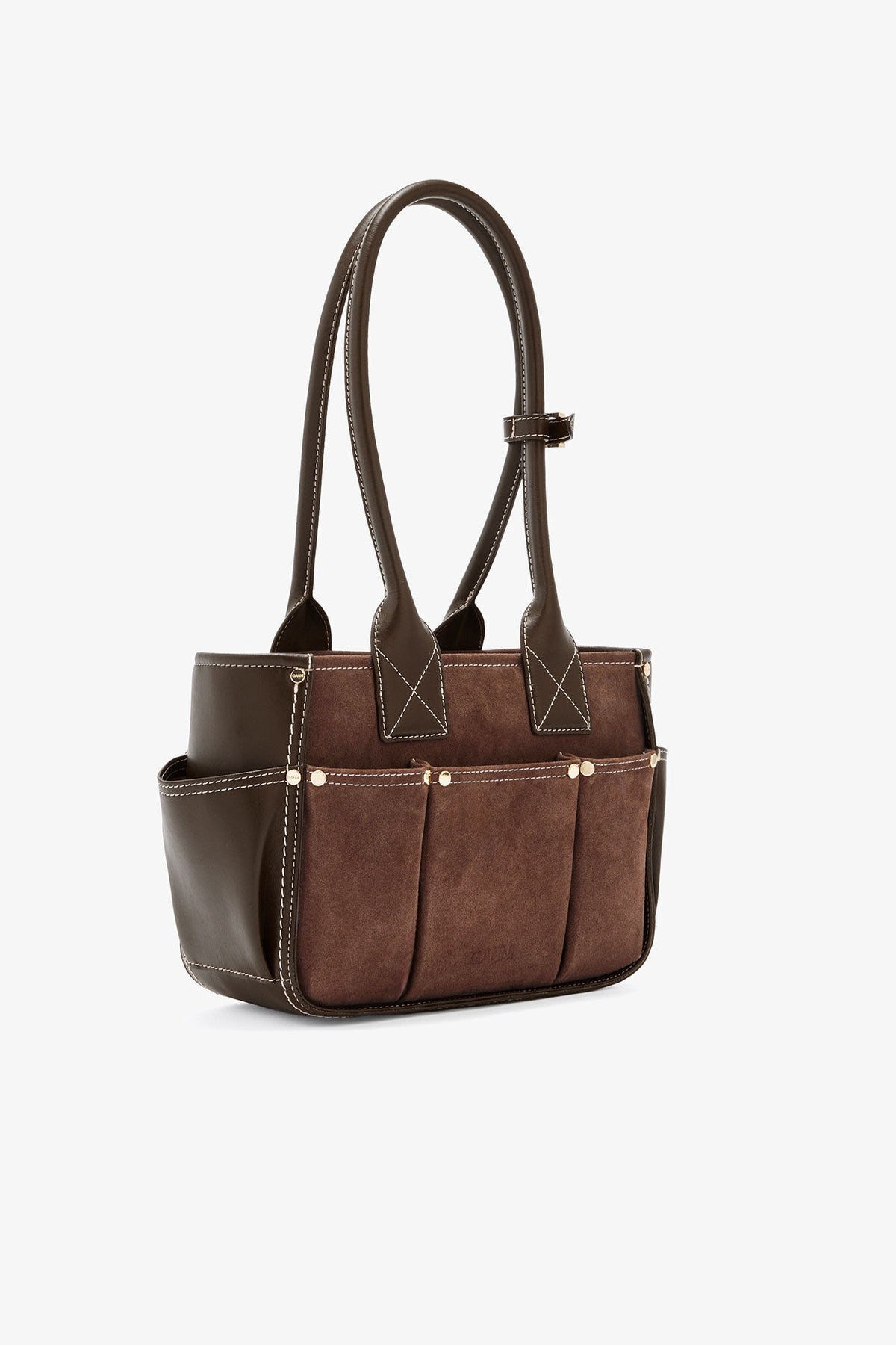 Posy Small Recycled Suede - Chicory Coffee