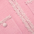 Peplum Knit Midi Dress - Rosa