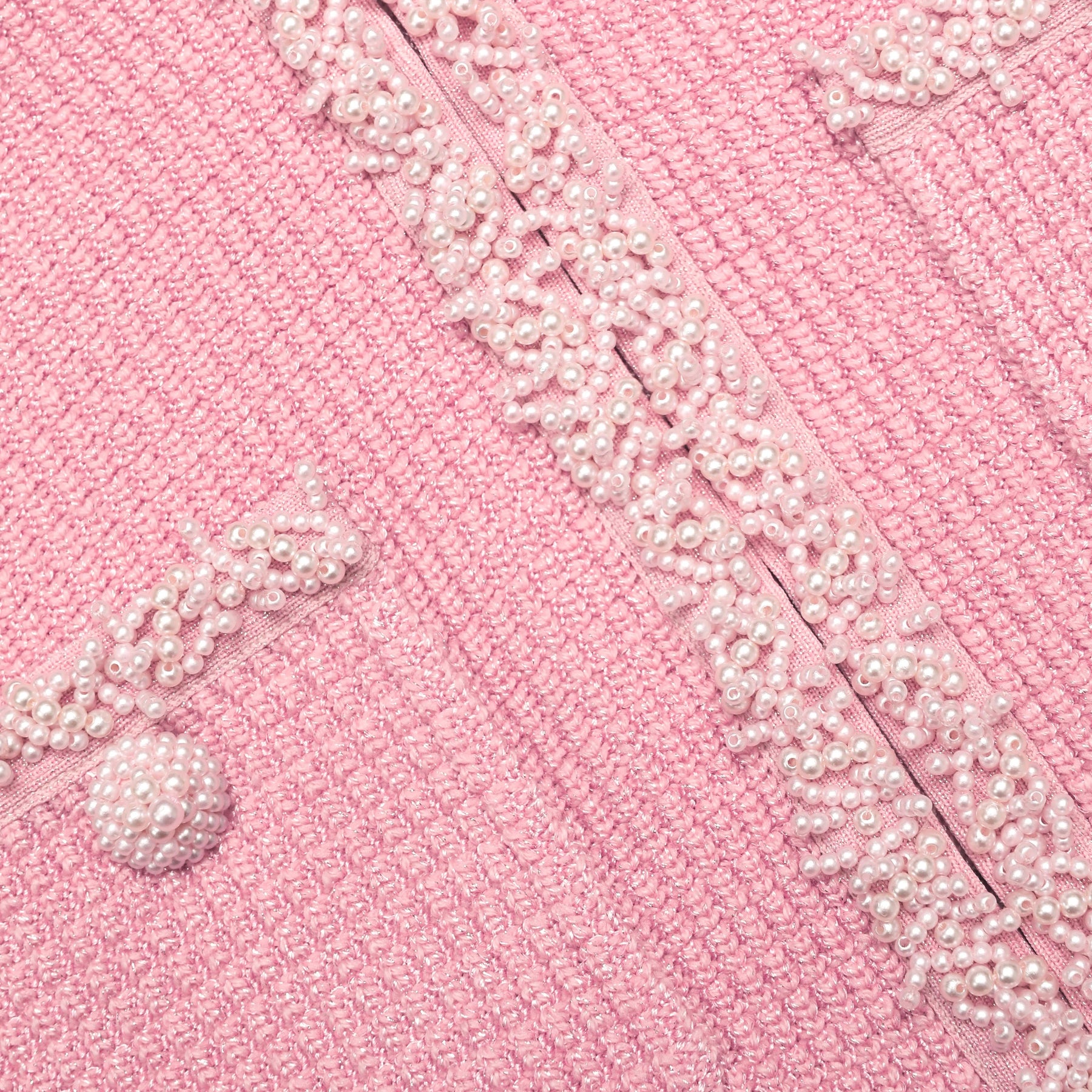 Peplum Knit Midi Dress - Rosa