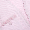 Pearl Trim Knit Mini Dress - Rosa