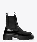 T Monogram Lug Chelsea Boot 65MM - Perfect Black