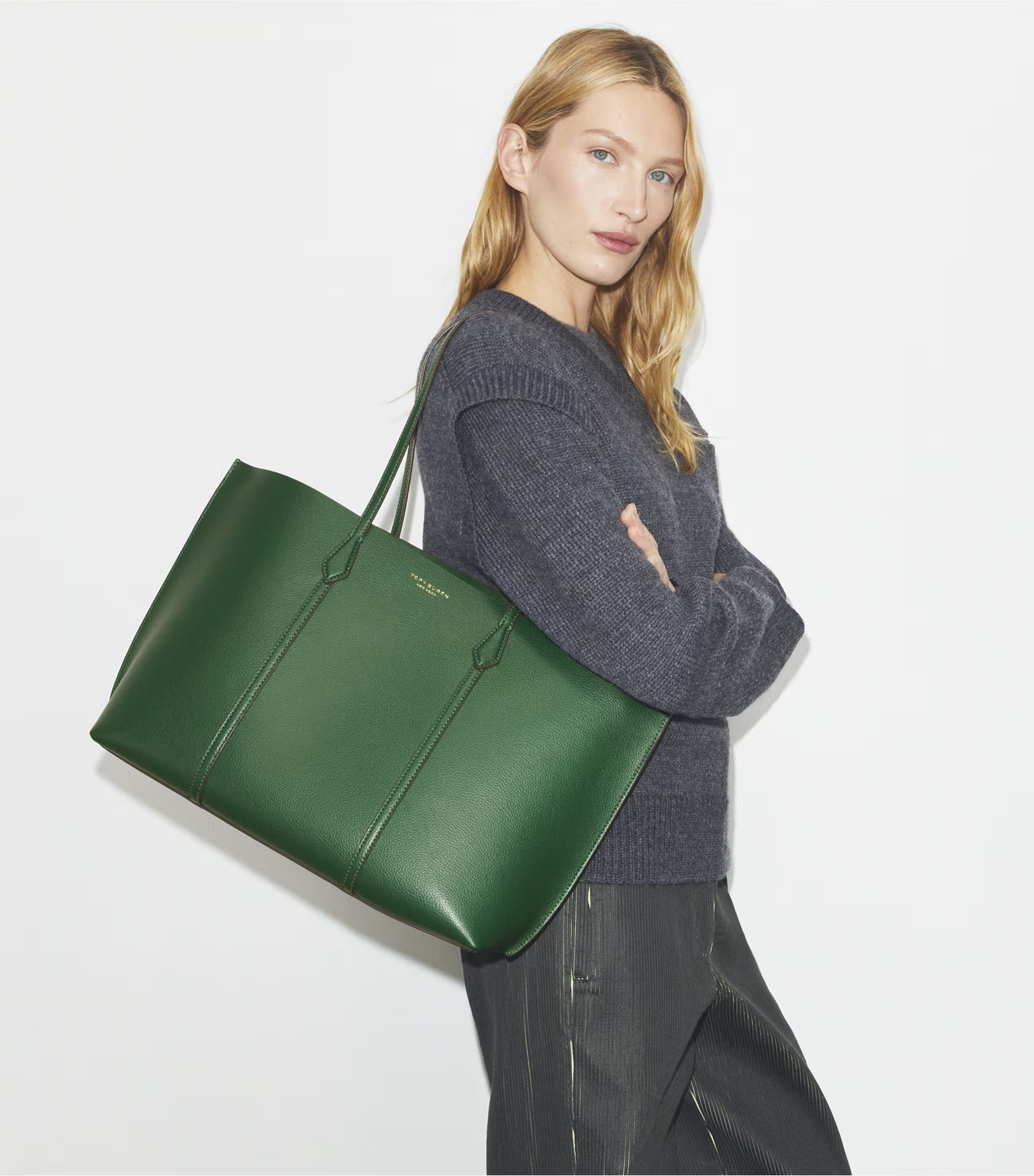 Perry Tote - Dark Kale