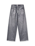 Metallic Denim Christel Jeans - Vintage Blue/Gun Metal