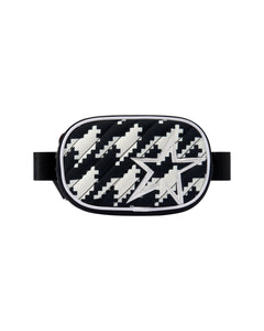 Star Bum Bag - B&W Houndstooth