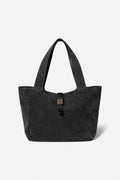 Lucille Tote Bag Large - Svart Mocka