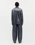 Metallic Denim Christel Jeans - Vintage Blue/Gun Metal