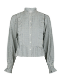 Petrine Stripe Blouse - Blå