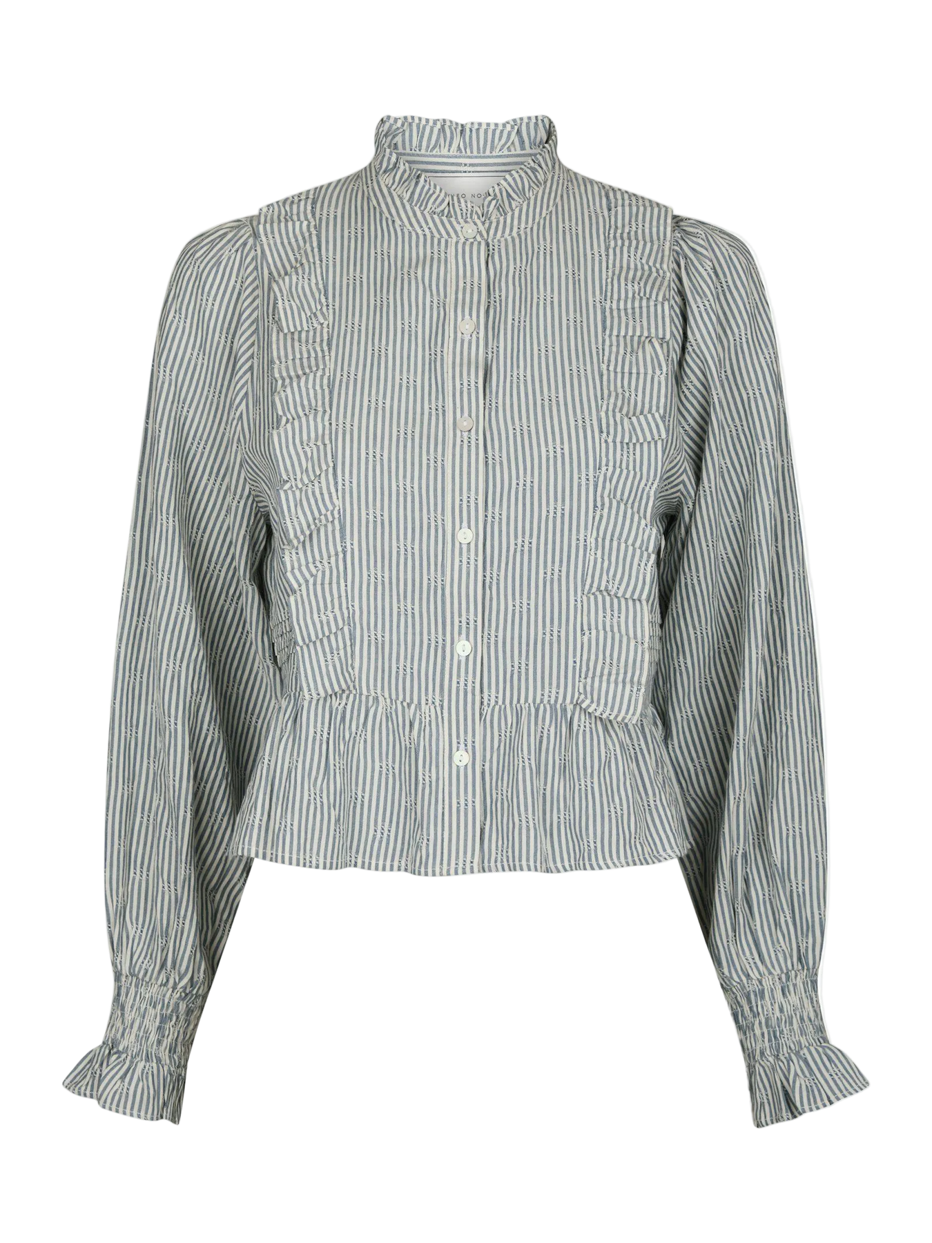 Petrine Stripe Blouse - Blå