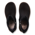 Uppsala Zip Shearling Suede Leather Narrow - Black