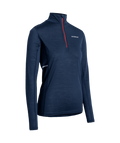 Performance Wool Half Zip - Marinblå