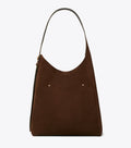 Romy Suede Hobo Bag - Dark Cocoa