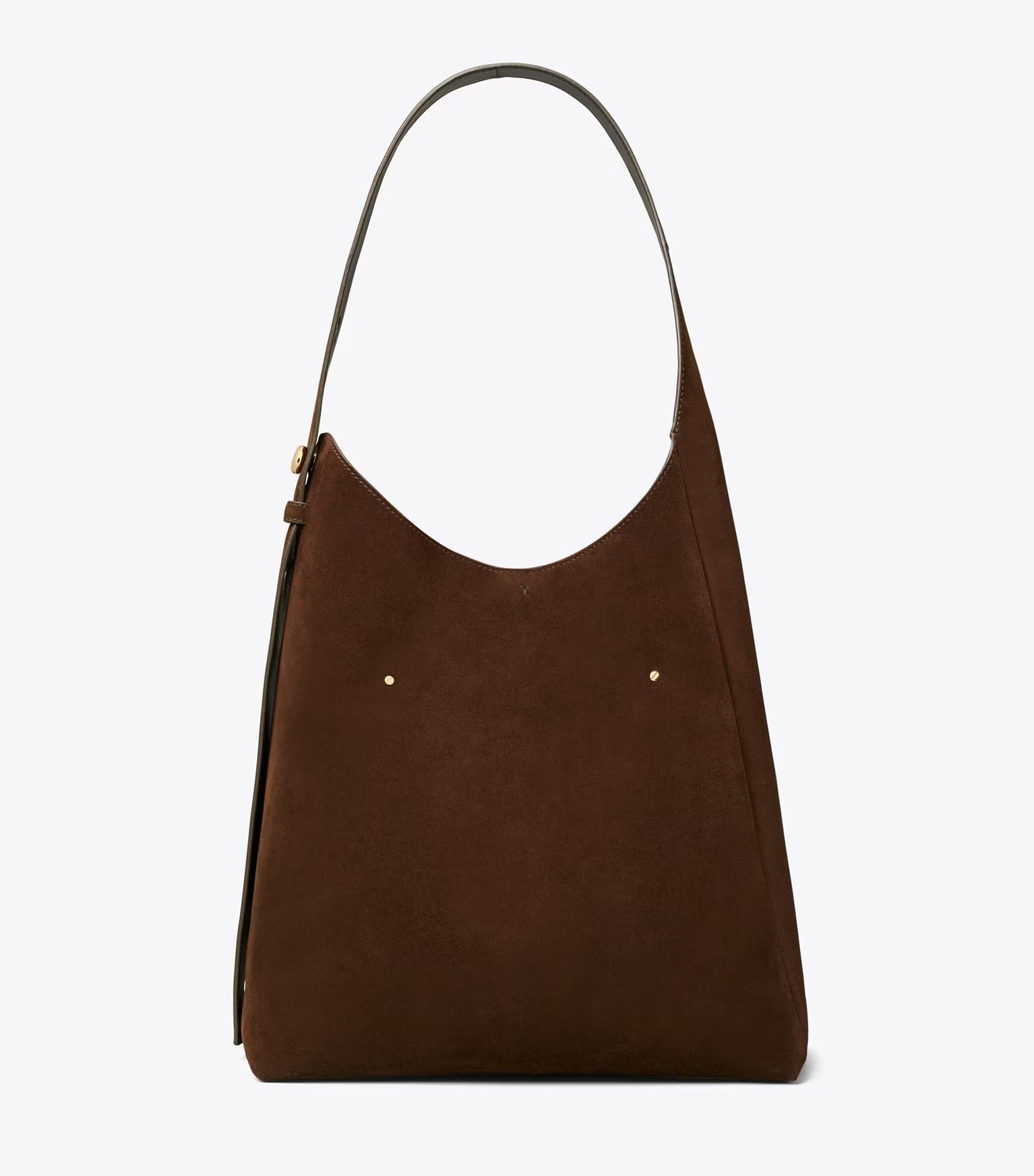 Romy Suede Hobo Bag - Dark Cocoa