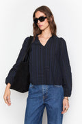 Lucille Tote Bag Large - Svart Mocka