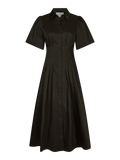 Baia Poplin Dress - Chocolate Brown