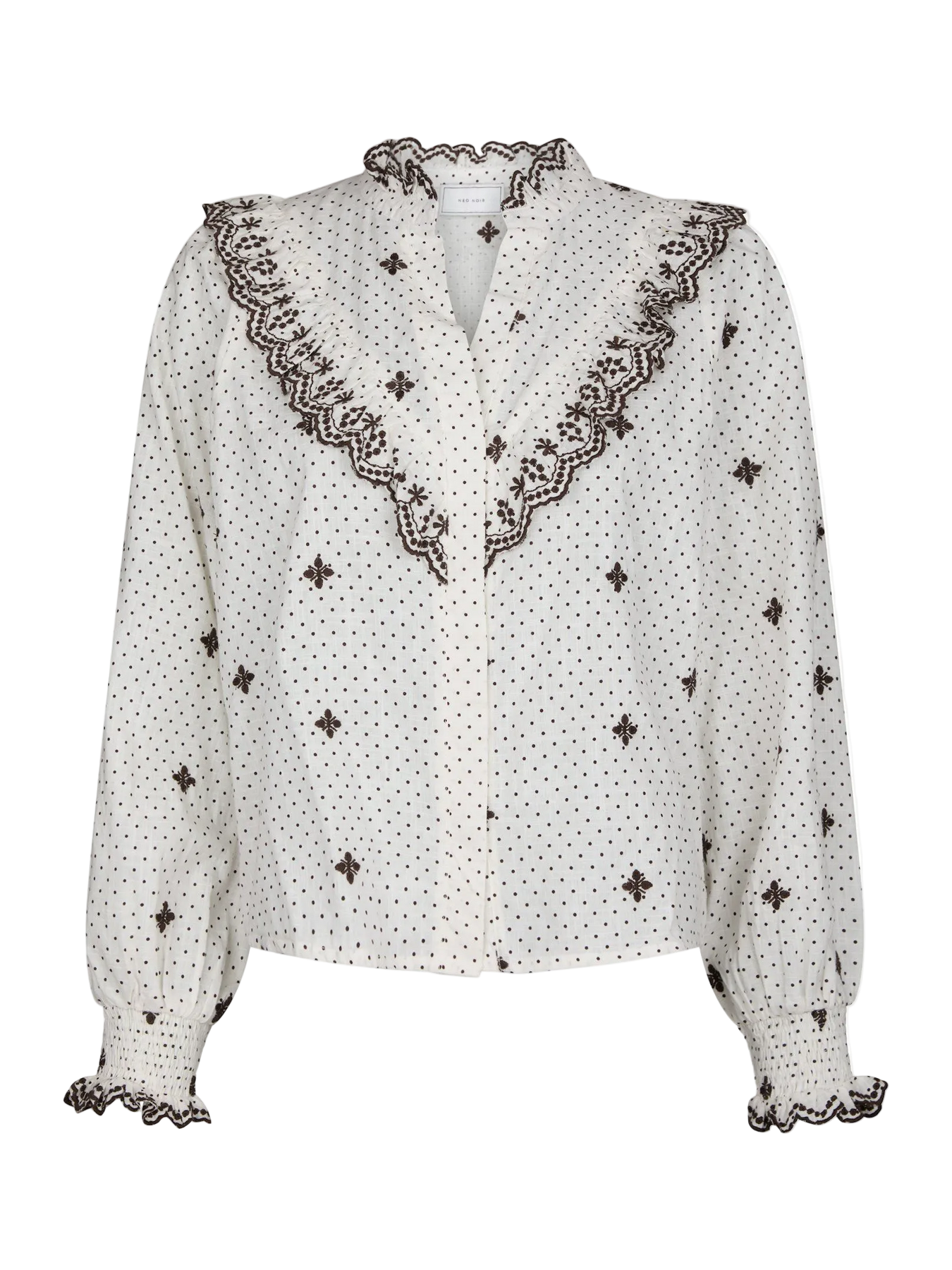 Degas Dot Blouse - Off White