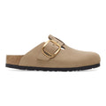 Boston Big Buckle Natural Leather Oiled Narrow - Tabacco Brown