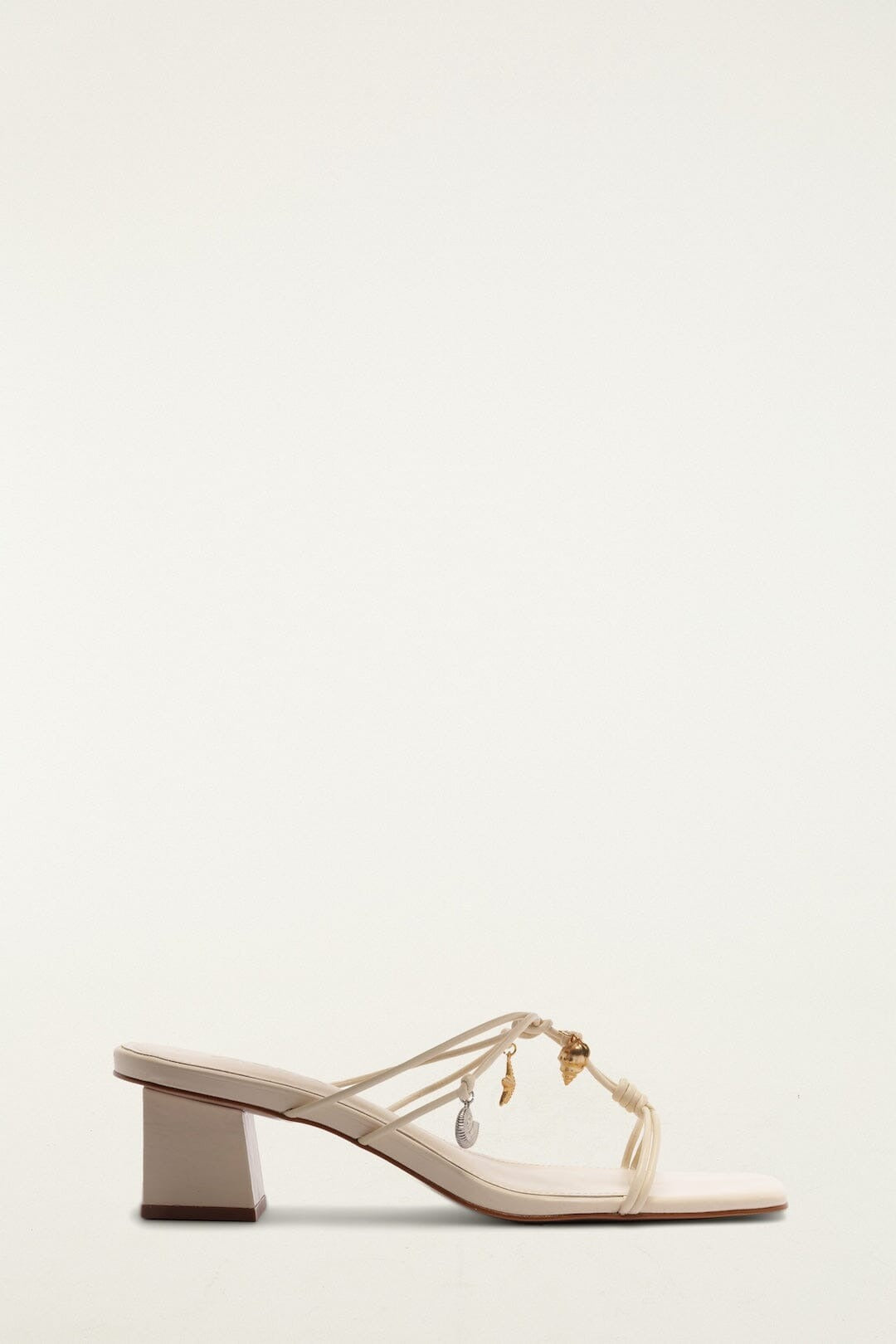 Sea Block Heel Sandal - Ivory