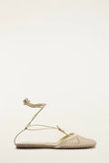 Sea Lace Up Mule - Ivory