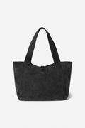 Lucille Tote Bag Large - Svart Mocka