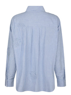 Dalma Dori Mini Stripe Shirt - Blue