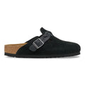 Boston Braided Suede Leather Narrow - Svart