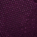 Rhinestone Fishnet Midi Dress - Burgunder