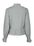 Petrine Stripe Blouse - Blå